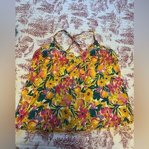 Woman's Anne Cole Sunshine Floral Pattern Tankini Swim Top